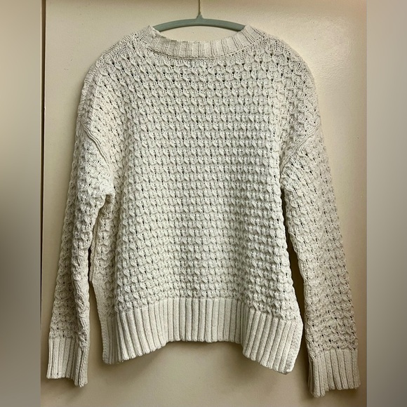 A NEW DAY Cozy White Knit Oversized Sweater - Picture 15 of 15